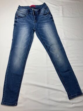 Butt I Love You Wax Jean Skinny Medium Wash Stretch Jeans Size 3